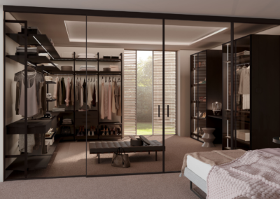 Raumplus Uno und Legno mit Gleittuer S1500