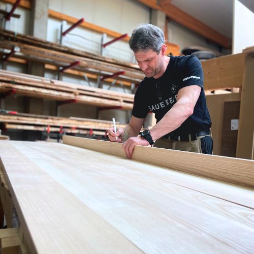 URGLUT Sauna mit Eiche und Thermoespe mit EOS Saunaofen von Bauereiß aus Bad Windsheim